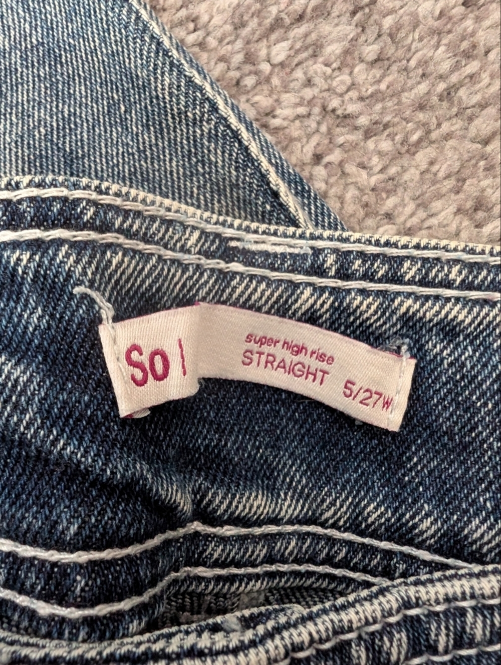 SO Super High Rise Straight Jeans - Picture 4 of 5